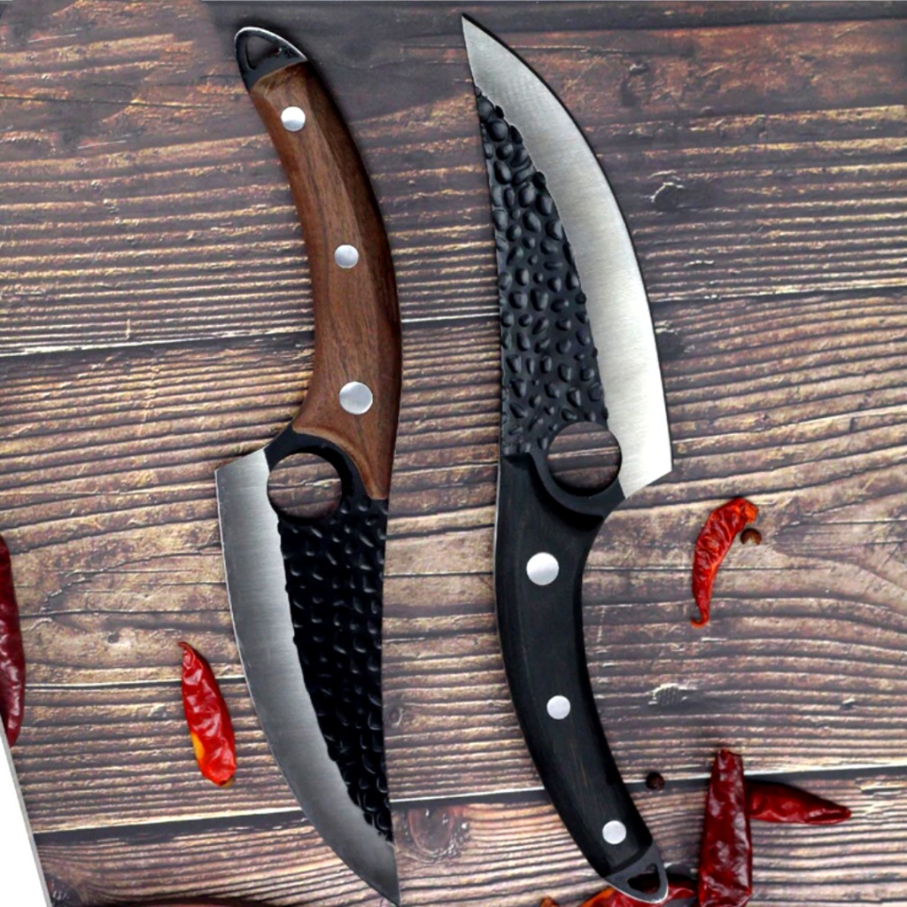 High Carbon Steel Kitchen Knife Set 5CrMoV15 Meat Fish Vegetable Knives - Image 7