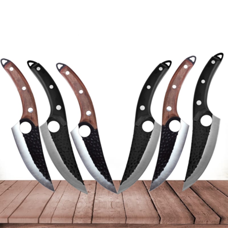 High Carbon Steel Kitchen Knife Set 5CrMoV15 Meat Fish Vegetable Knives - Image 3