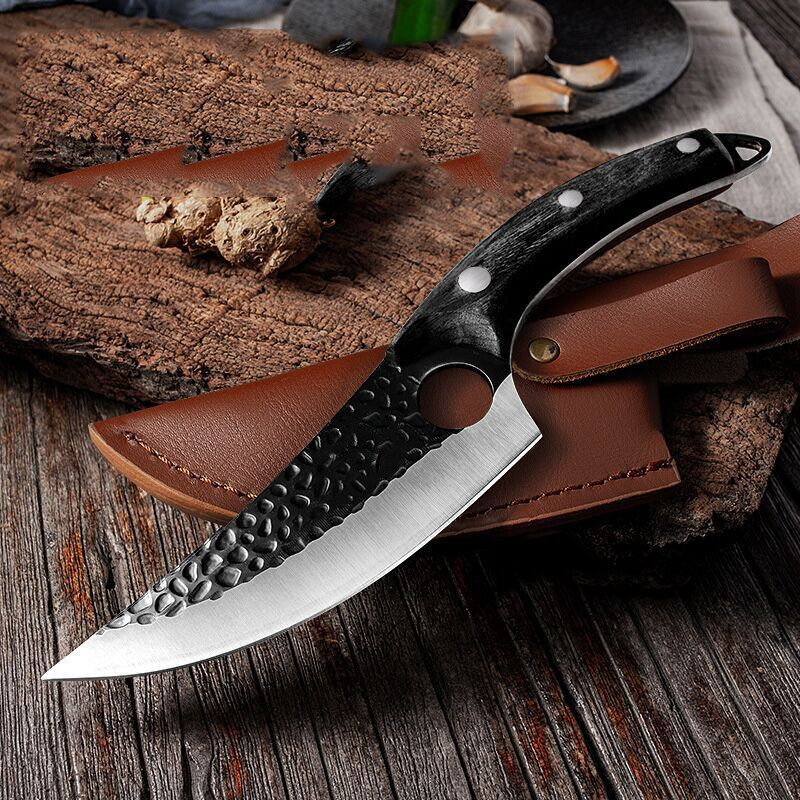 High Carbon Steel Kitchen Knife Set 5CrMoV15 Meat Fish Vegetable Knives