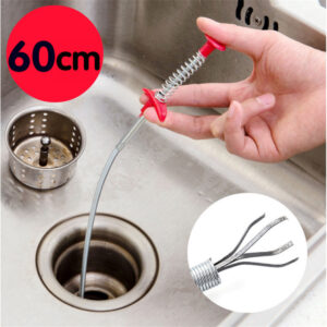 Drain Cleaning Tool Flexible Spring Pipe Cleaner for Sink Blockage