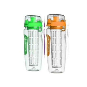 Leakproof Tritan Water Bottle 1000ML BPA Free Fruit Infuser Bottle