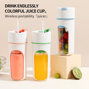 Portable USB Juicer Blender 400ML Smoothie Maker Rechargeable