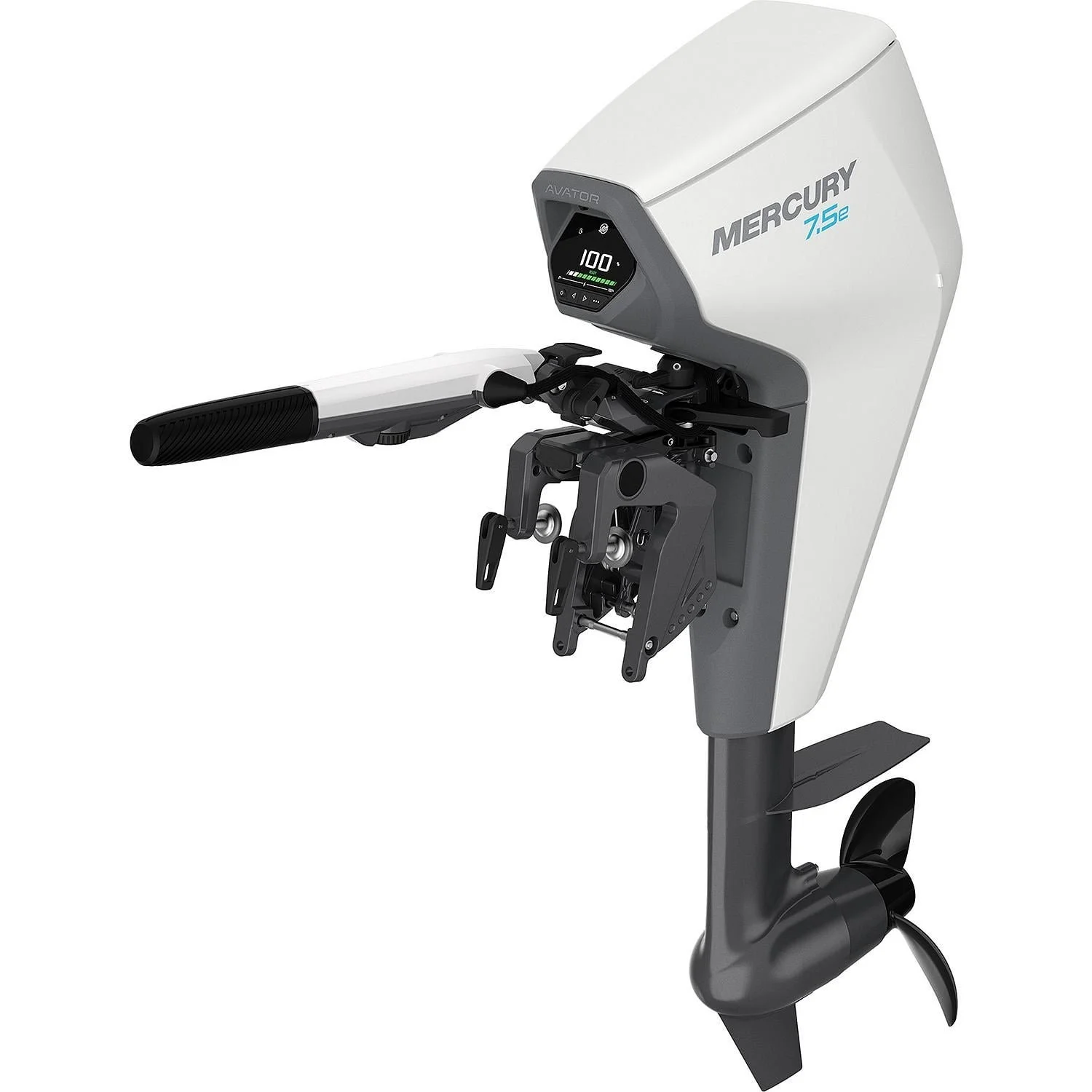 1026.webp Mercury Avator 7.5e Tiller Electric Outboard Motor Kit - Image 1