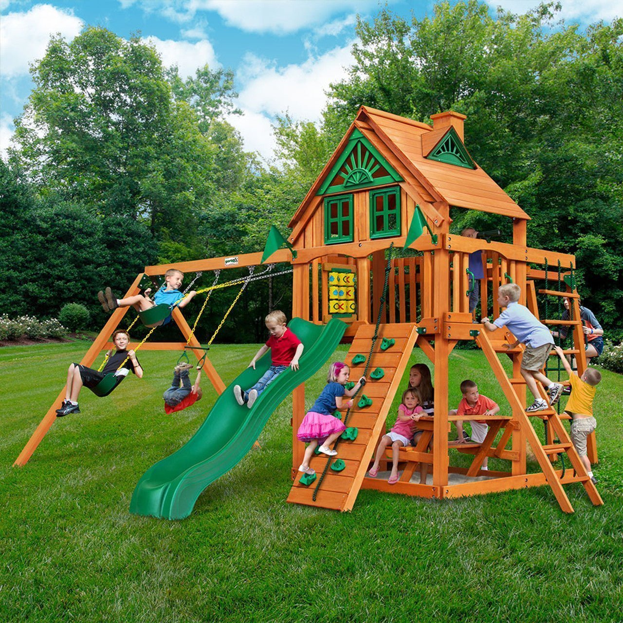1a._Navigator_-_Treehouse_Roof_-_Main_-_Lifestyle_-_Kids__67668-1.jpg Navigator Swing Set - Image 1