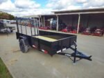 5′ X 10′ Utility Trailer Straight Deck 18″ Sides Tall Gate - Image 10