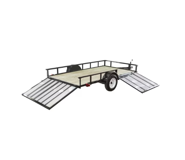 3-3-600x522-1.png Carry-On Trailer 6-ft x 12-ft Treated Lumber Utility Trailer with Ramp Gate - Image 1