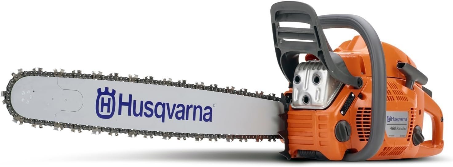 61RuUtH4kZL._AC_SL1500.jpg Husqvarna 460 Rancher Gas Chainsaw 24″ 60.3cc 3.6HP, Auto Oil Pump - Image 1