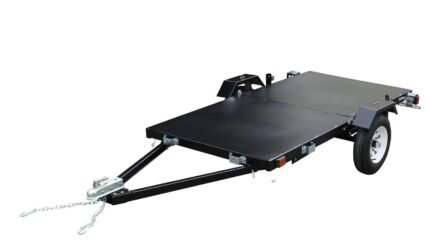 DK2 4-ft x 8-ft Steel Utility Trailer ( 1450-lb Capacity ) 5364713