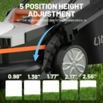 Litheli 13″ 20V Cordless Lawn Mower with 4.0Ah Battery - Image 4
