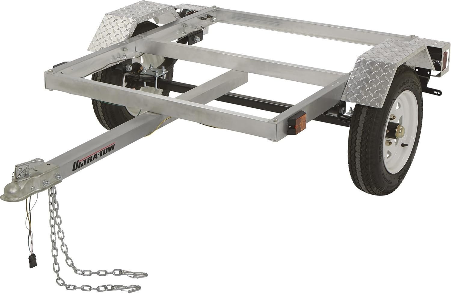 71ptjGv-BVL._AC_SL1500.jpg Ultra-Tow 40in. x 48in. Aluminum Utility Trailer Kit – 1060-Lb. Load Capacity - Image 1