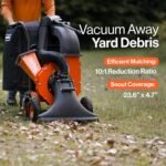 SuperHandy 7HP Gas Leaf Vacuum & Wood Chipper, 10:1 Mulch, 6-Bushel Bag - Image 6