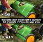 Scotts 26 in. Push Lawn Sweeper LSW70026S, Black/Green - Image 9