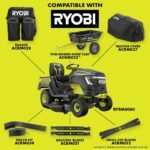 Brushless 80V Hp 46-Inch Cordless Lawn Tractor Battery Powered - Image 12