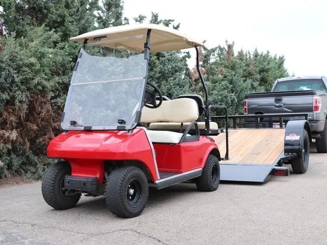 ITLT6.510SA_1002000300_BLACK-101.jpg 6.5 X 10 Interstate Single Axle Golf Cart Tilt Trailer - Image 1
