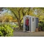 Keter Manor 4 ft. W x 6 ft. D Vertical Resin Outdoor Storage Shed Ideal For Patio - Image 17