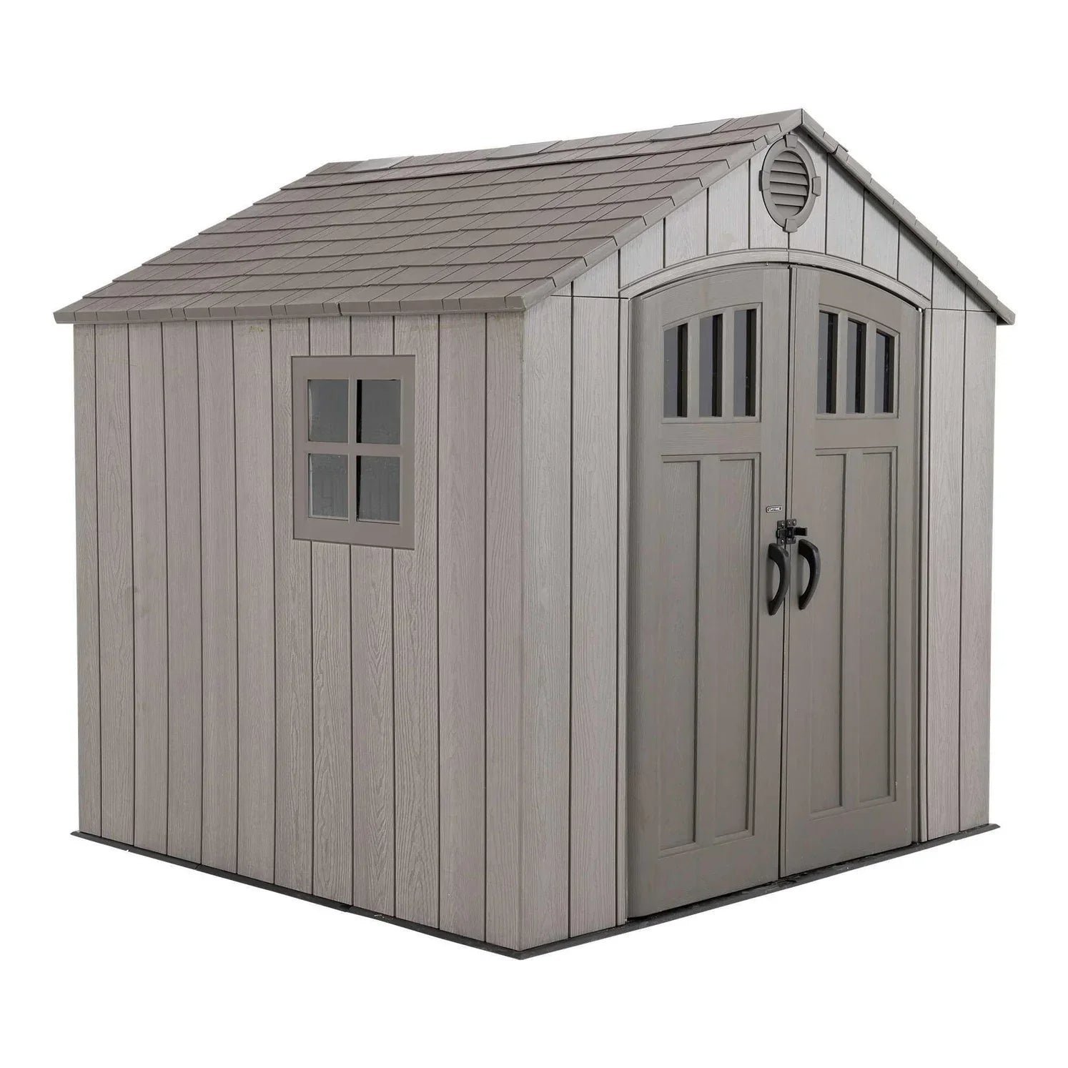 Lifetime_8_Ft._X_7.5_Ft._Outdoor_Storage_Shed_-_60370_front_view_1494x1494_bb68fdcc-78e7-4380-83ce-8fc277ae127f.jpg Lifetime 8 Ft x 7.5 Ft Outdoor Storage Shed - Image 1