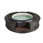 Mspa, Carlton, Muse Series, Self-Inflatable Hot Tub & Spa, Hydromessage Jets & Air Bubble System, Round – 4 Persons - Image 12
