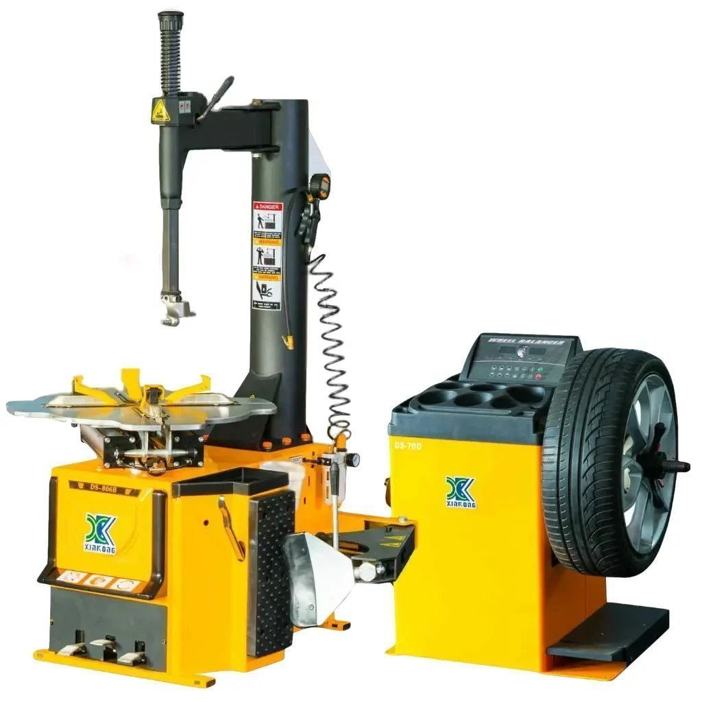 a.jpg 1.5 HP Tire Changer Wheel Balancer Machine Combo Rim Clamp 14″-28″ - Image 1