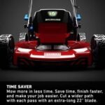 Flex-Force 60V Cordless 2-Tool Combo Kit 22 in. Recycler Walk Behind Lawn Mower & Leaf Blower w/Charger & Batteries - Image 5