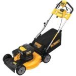 21 in. 20-Volt Cordless Electric Manual Walk Behind Self Propelled Mower with Two 12 Ah Flexvolt Batteries and Charger - Image 3