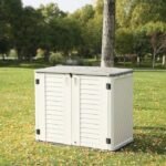 4 ft. W x 2 ft. D Plastic Horizontal Garage Shed
