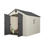 8 Ft. W x 10 Ft. D Plastic Traditional Storage Shed