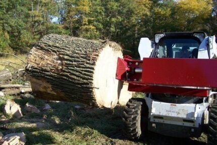 30-Ton Skid Steer Log Splitter – Tire-to-Tire Inverted Design (Model 3030) for Heavy-Duty Wood Splitting
