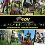 RYOBI 80V HP Brushless 42 in. Battery Electric Cordless Zero Turn Riding Mower Batteries and Charger 80V Batteries 40V - Image 2
